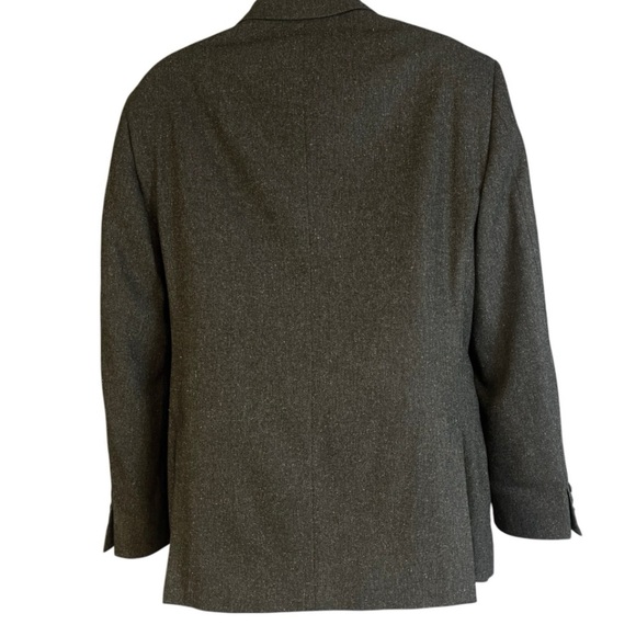 Theory Kris Blazer Black Stoneham Tweed Single Breasted Men Size 44R - Picture 5 of 10